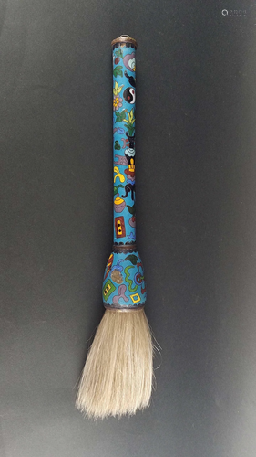 Chinese Cloisonne Brush