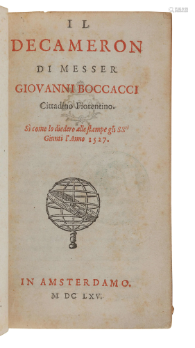 BOCCACCIO, Giovanni (1313-1375). Il …