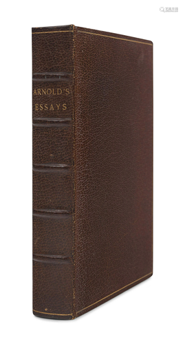 [MONASTERY HILL BINDING]. ARNOLD, Matt…