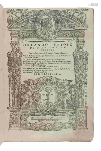 ARIOSTO, Ludovico (1474-1533). Orlando f…