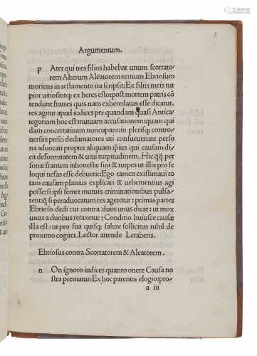 BEROALDUS, Philippus (1453-1505). De…