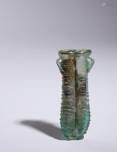 A Roman Glass Double Unguentarium Heig…