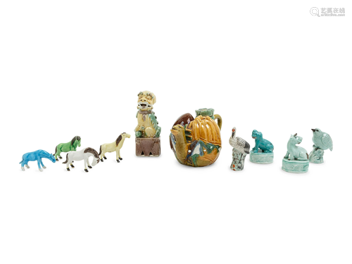 Ten Chinese Porcelain 'Animal' Articles