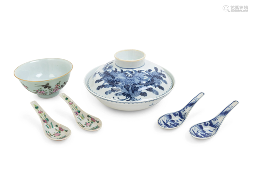 Six Chinese Porcelain Wares