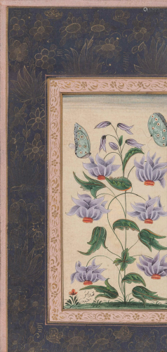 Three Indian Illustrated Manuscript Leaves