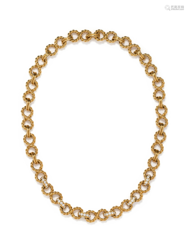 TIFFANY & CO., YELLOW GOLD AND DIA…