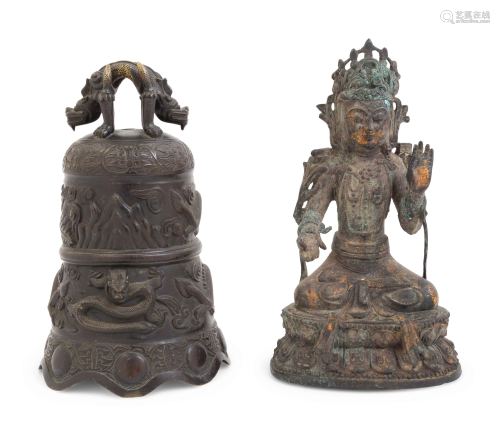Two Chinese Bronze Articles