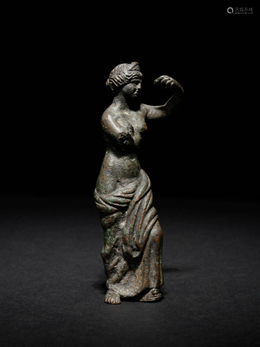 A Roman Bronze Figure of Venus Height 3 …