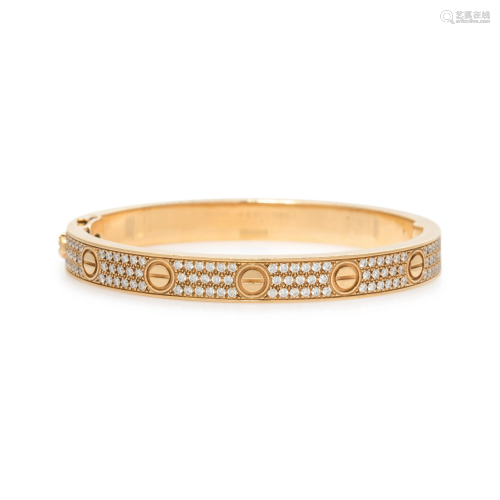 CARTIER, YELLOW GOLD AND DIAMOND 'L…