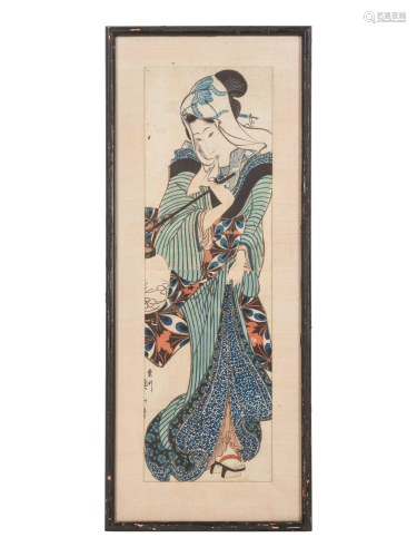 Six Japanese Woodblock Prints