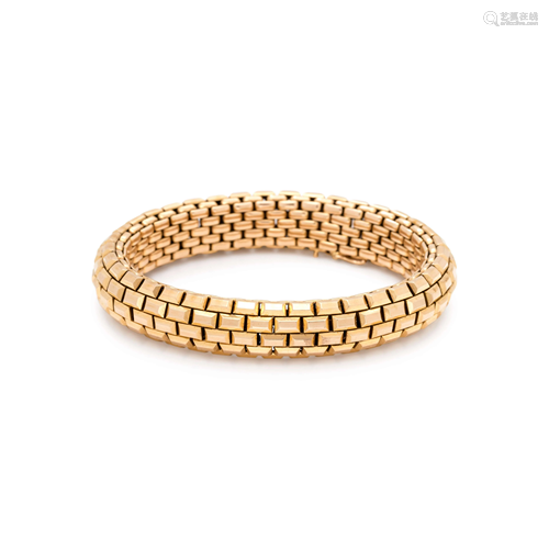 FRENCH, YELLOW GOLD BRACELET