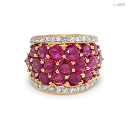 RUBY AND DIAMOND RING