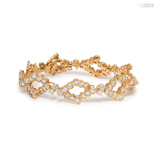 FRENCH, DIAMOND BRACELET