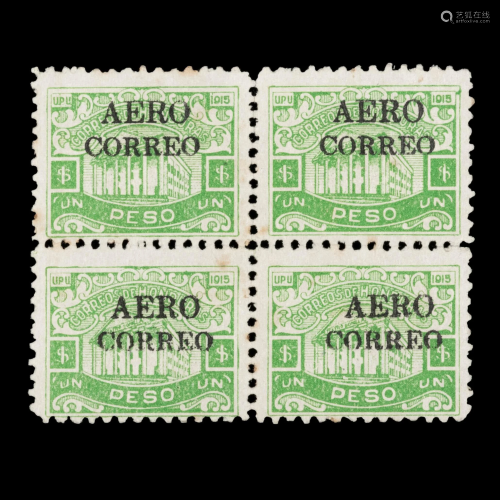 HONDURAS. Airmail. 1925. 1p. Yellow-…