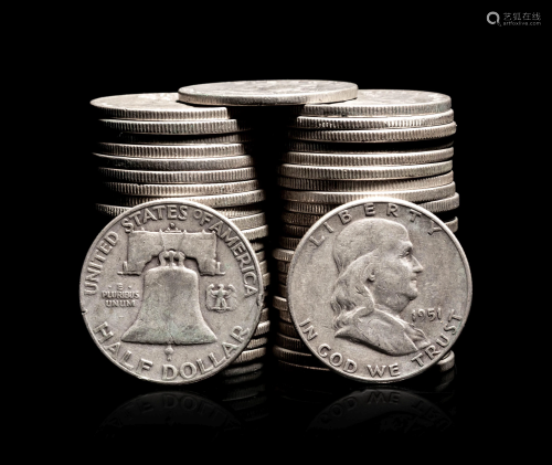 A Group of Forty-Seven Benjamin Franklin 5…