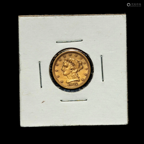 A United States 1852 Liberty Head $2.50 …