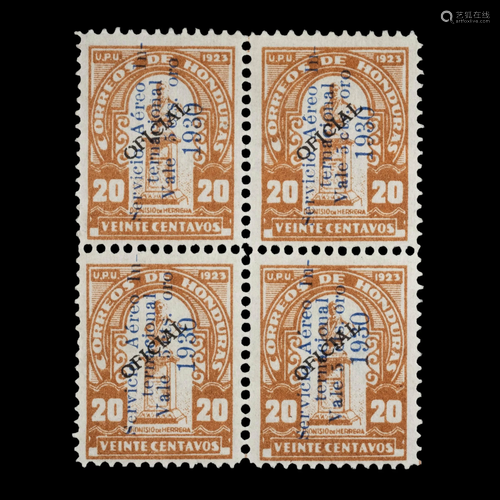 HONDURAS. Airmail. 1930. 5c on 20c…