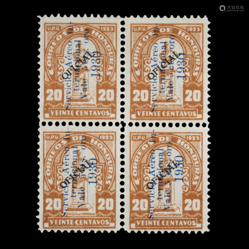 HONDURAS. Airmail. 1930. 5c on 20c…