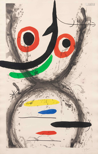 Joan Miro (Spanish, 1893-1983) Prise a L'Ham…