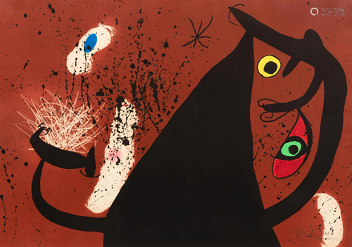 Joan Miro (Spanish, 1893-1983) Frappeuse de…