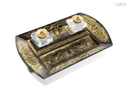 PERIOD BOULE INKSTAND