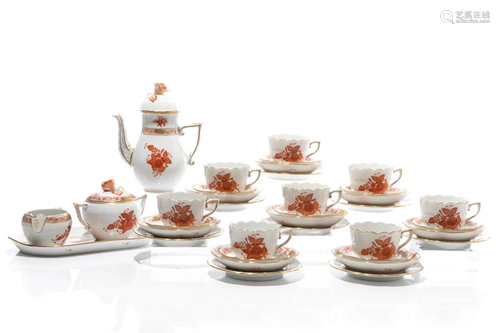 HEREND CHINESE BOUQUET PORCELAIN M…