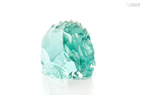 A SWEDISH ART GLASS SCULPTURE