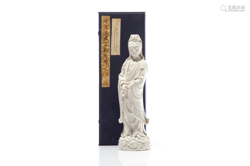 CHINESE DEHUA PORCELAIN GUANYIN FI…