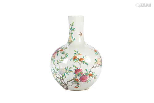 CHINESE FAMILLE ROSE PORCELAIN TIANQI…