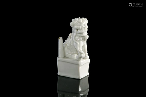 DEHUA PORCELAIN BUDDHIST LION INCENSE…