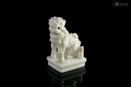 DEHUA PORCELAIN BUDDHIST LION INCENSE…