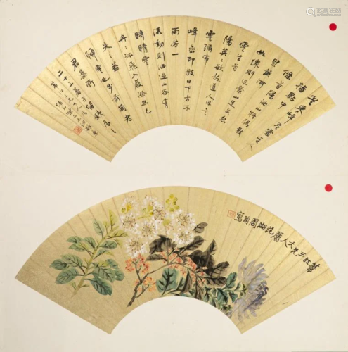 ZHOU XIAN 周閒 (1820-1875), FAN PAINTI…