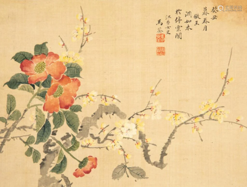 MA QUAN 馬荃 (QING DYNASTY) FLOWERS