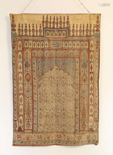 Perzië Ghalamkar textiel, Qajar, 19e eeuw87 x 133…