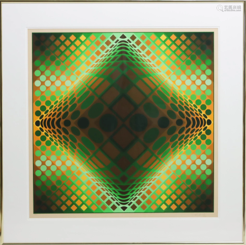Victor Vasarely (1906 - 1997) Signed Lith…