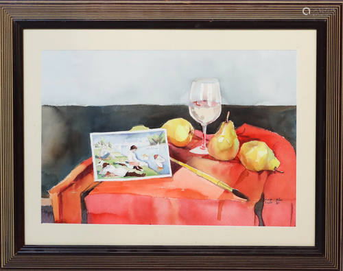 Korean School, Signed Still Life