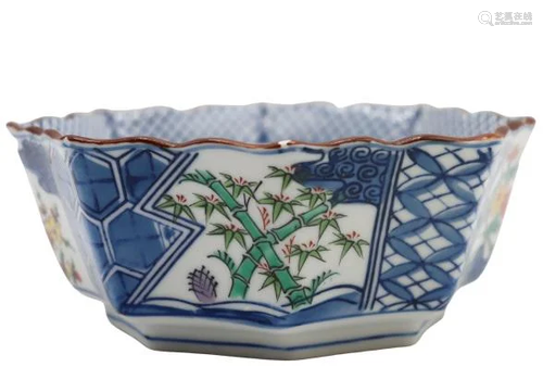 Tiffany & Co Porcelain Chinese Motif Bowl