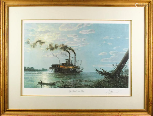 John Stobart (b. 1929) American, Lithograph