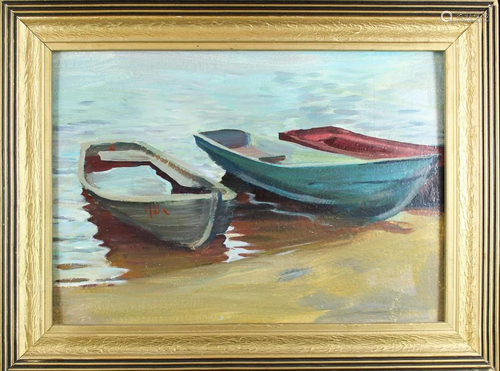 Signed 1988 Oil on Canvas