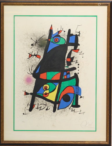 Joan Miro (1893-1983) Spanish, Signed Lit…