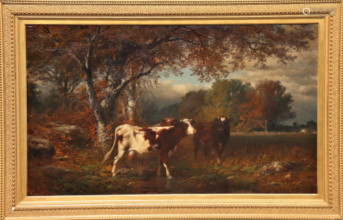 James McDougal Hart (1828-1901) Oil on …