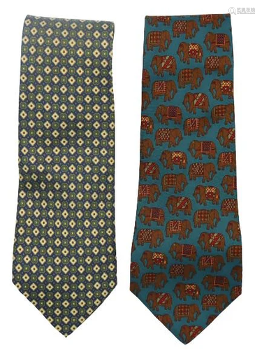 Pair of Italian Fendi Ties