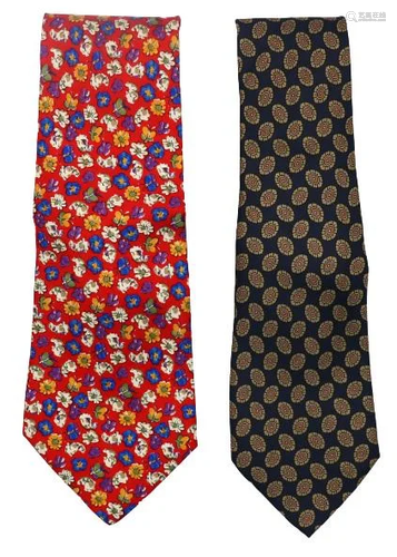 Pair of Italian Fendi Ties