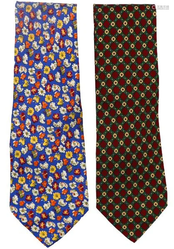 Pair of Italian Fendi Ties