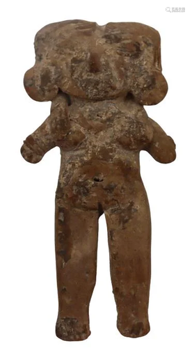 Pre-Columbian Standing Female Figure