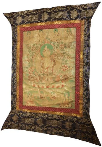 Buddhist Thangka on Silk