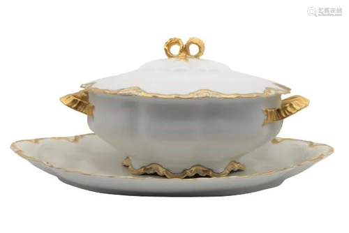 Haviland France Porcelain Tureen & Underpl…