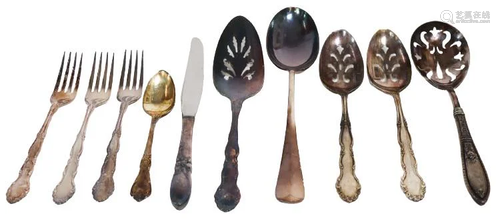 Group of Silver Plated Service Ware