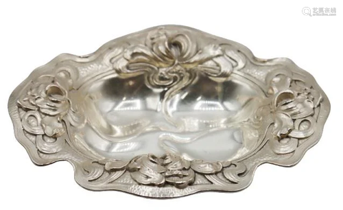 Embossed Sterling Silver Bowl 3 OZT