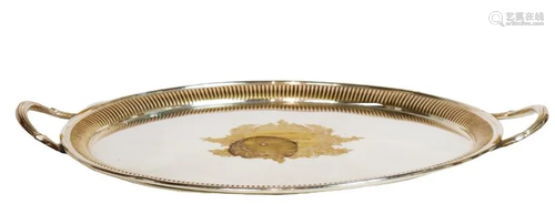 English Silver Plated Tray